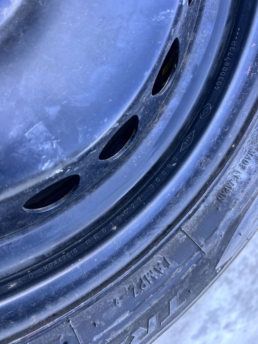 Резервна джанта за Renault clio / рено клио / dacia sandero 4x100 15