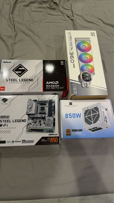 Нов Гейминг компютър с 9070XT , 7800x3d , 32ram ddr5