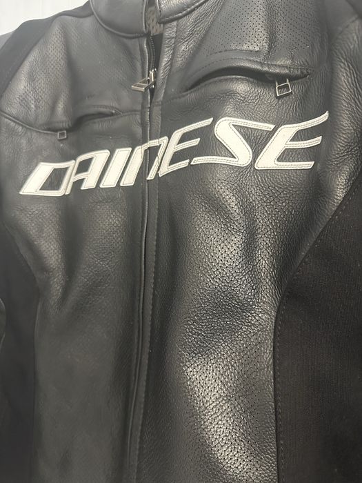 Кожено яке Dainese Racing 2 перфорирана кожа размер 50