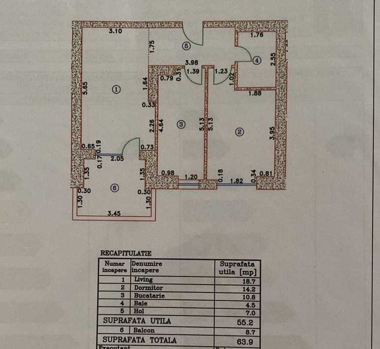Corthina Nord-Pipera-2 Cam-64 m-Apartament Luxury-Direct Proprietar