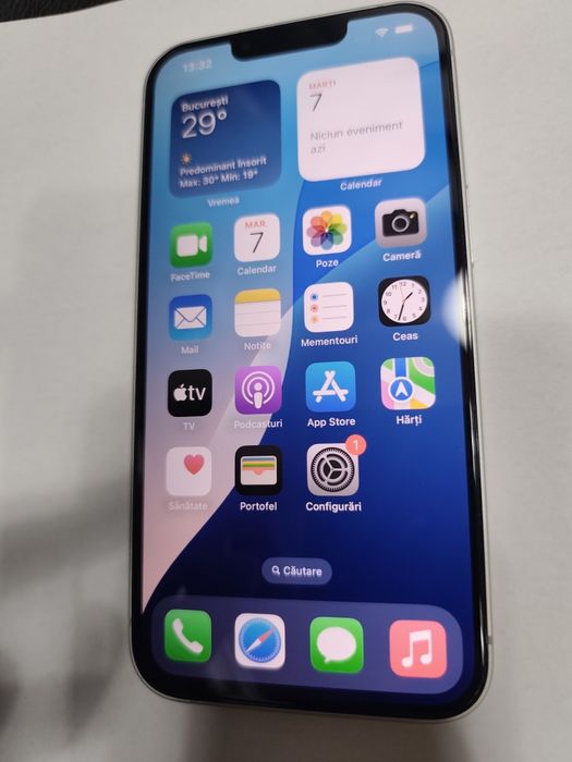 iPhone 16e White 128GB Că NOU Liber de rețea Stare IMPECABILA