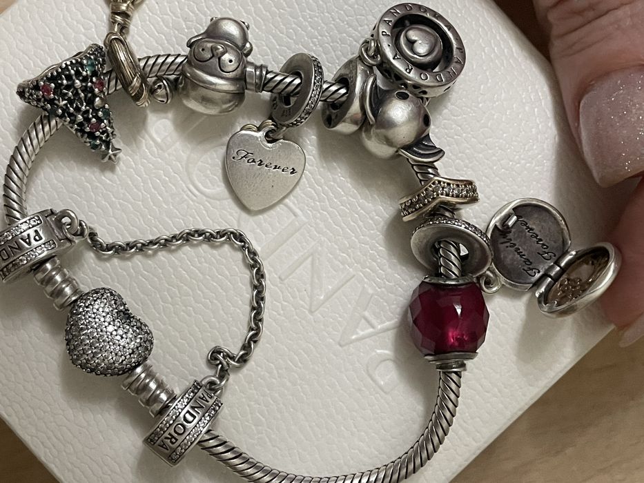 Браслет Pandora оригинал с шармами
