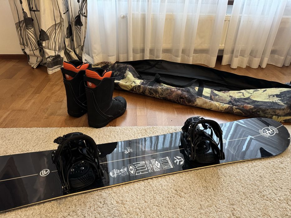Placa Snowboard Flow Drifter || Legaturi Flow Flite || Boots Flow Vega
