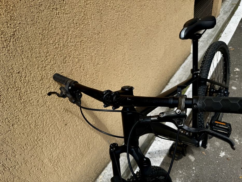 Bicicleta Cube Attention SL Black Gray SRAM furca aer