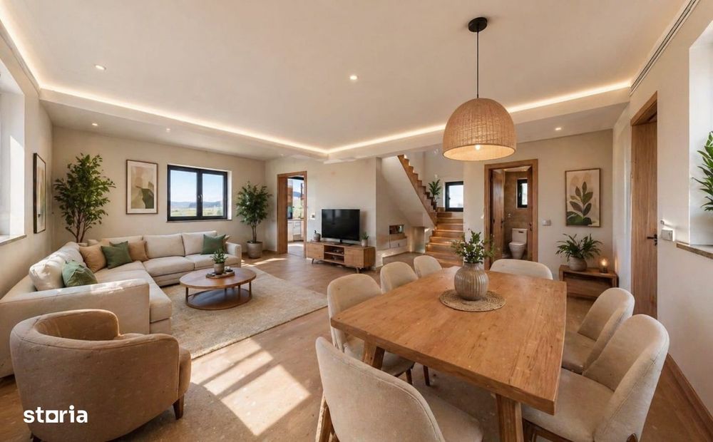 Comision0% Casa noua 2025 in Cristian,teren 497mp, eficienta energetic