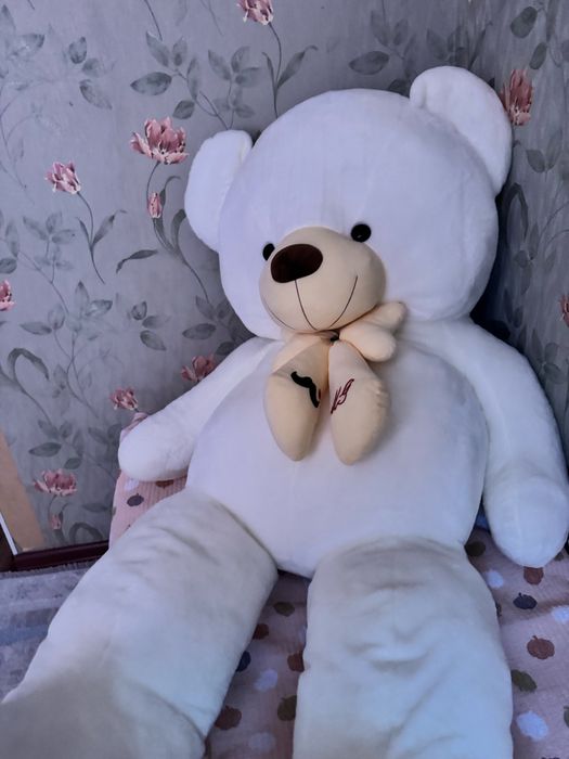 Белый большой мишка 2.10 метр