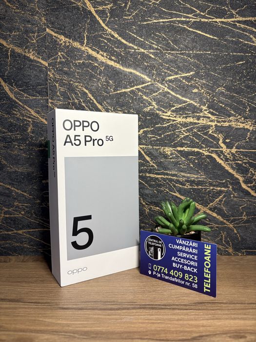 Oppo A5 Pro/256Gb/Garantie 2Ani Centrul de Telefoane/Rate
