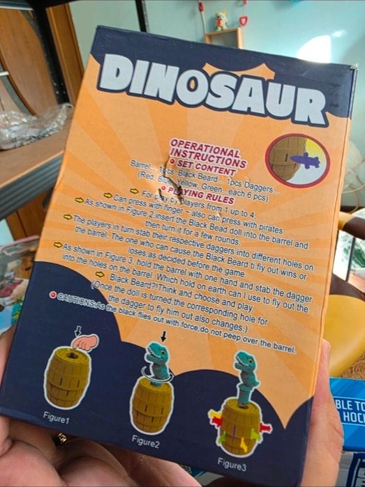 Pop the dinosaur joc de societate