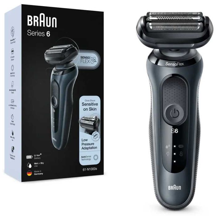 Aparat de ras electric Braun Series 6 61-N1000s Wet&Dry
