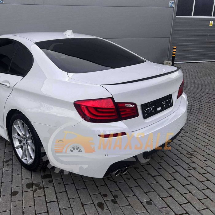 Лип спойлер за F10 багажник M Sport на BMW 5 серия седан спорт м пакет