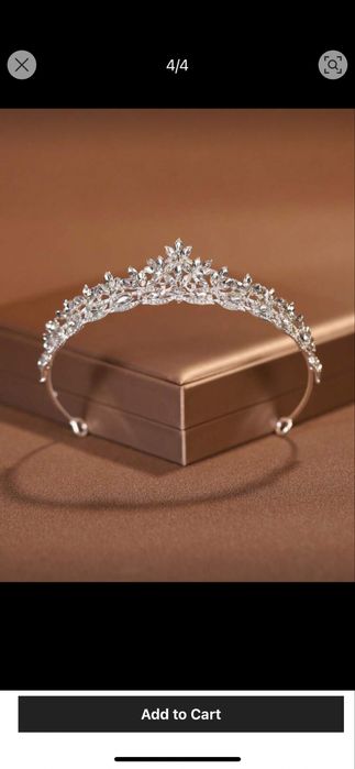 Diadema mireasă printesa