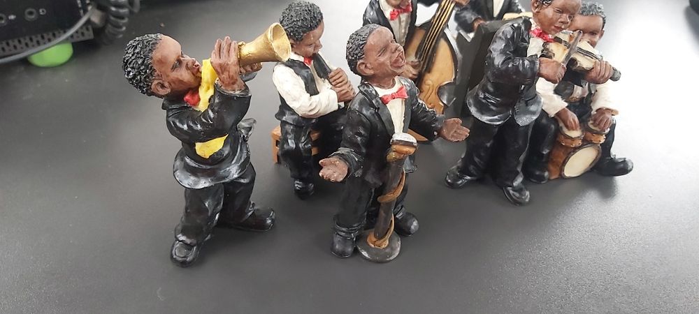 Джаз банда Фигура Колекционерски предмети  Тежък керамичен деко