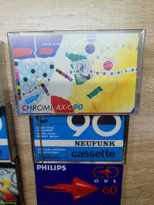 set 6 casete audio sigilate Basf Philips Maxell Neufunk