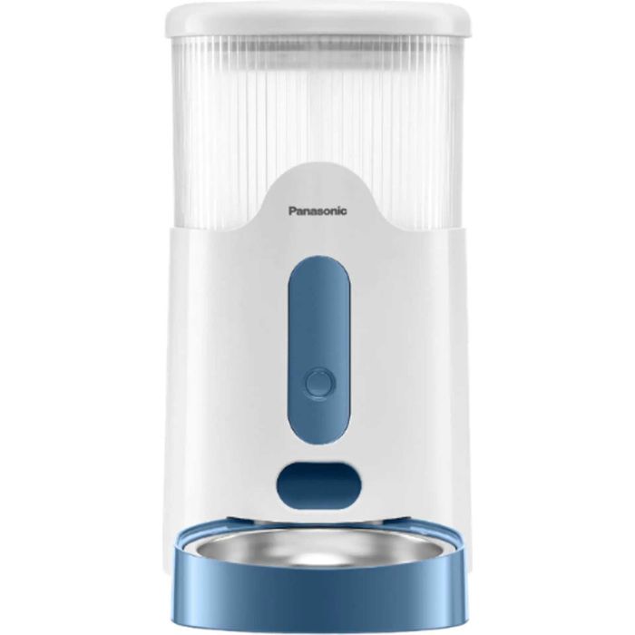 Panasonic CP-JNF01CW smart pet feeder 2,8l (control pentru aplicații mobile, sursă de alimentare dublă, pentru crochete cu dimensiuni de până la 12mm)