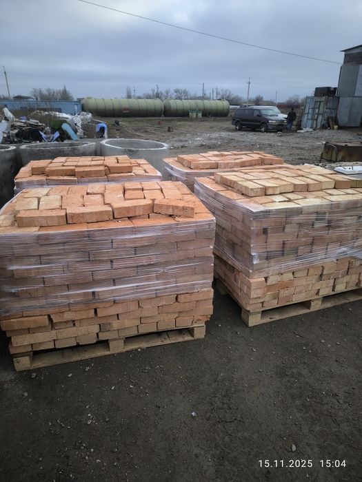 Новый красный кирпич 2000шт