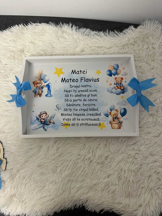 Set tavita de mot personalizata, fata/baiat