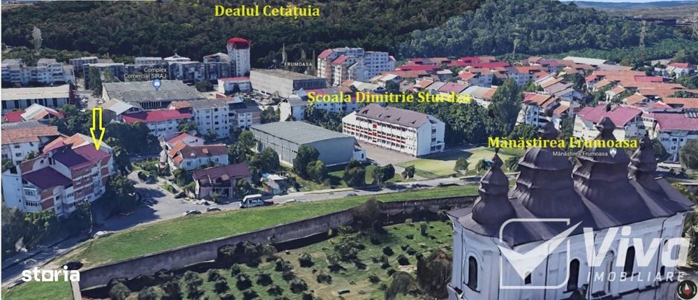 Etaj 1/4, Ap 4 camere DECOMANDAT, 2 bai, 81 mp – Manastirea Frumoasa