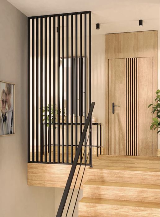 Riflaj din lemn masiv de frasin stejar