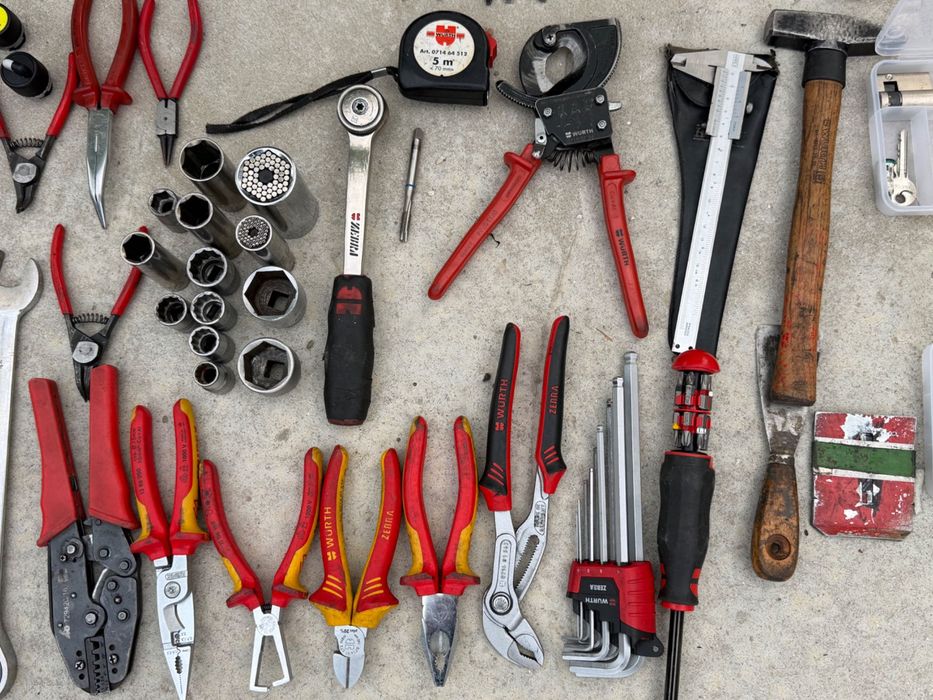 Професионален комплект инструменти Würth Knipex Wiha Zebra с куфар