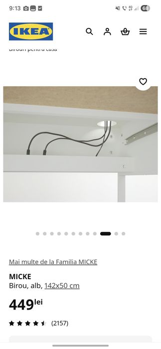 Birou IKEA Micke