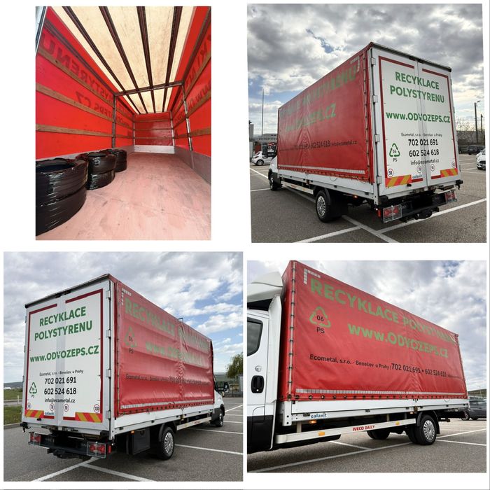 Iveco Daily 50c18 35c 15 17 18 21 50c15 Prelată Cub Frig Lift Dimensiune 5.53 lungime AC CLIMA model 2020 Uși Spate