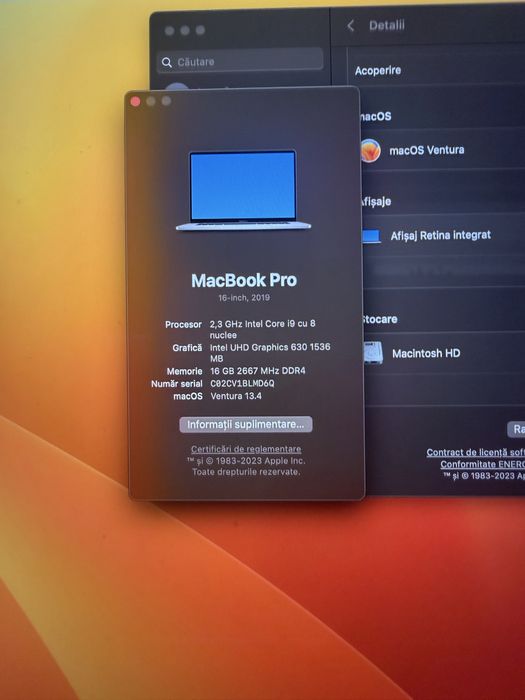 MacBook Pro 16'' Touch Bar 2019,silver