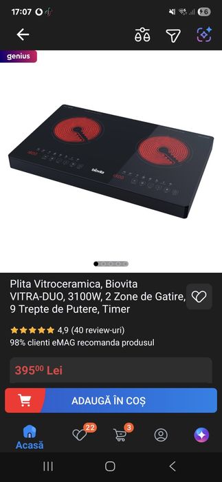 Plita vitriceramic