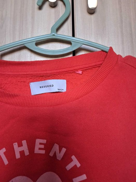 Червена блуза / суитшърт Reserved, ръст 164 см (XS/S)