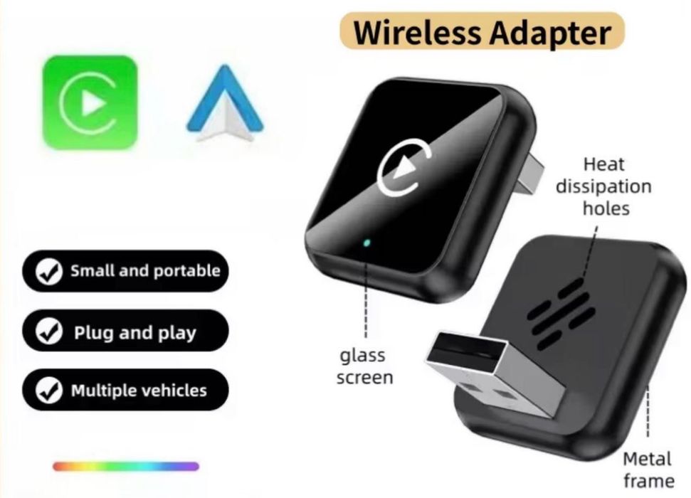 Adaptor Wireless CarPlay & Android Auto
