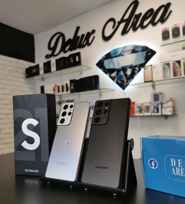 Samsung S21 Ultra / Silver/Black / 128 GB / DeluxGSM