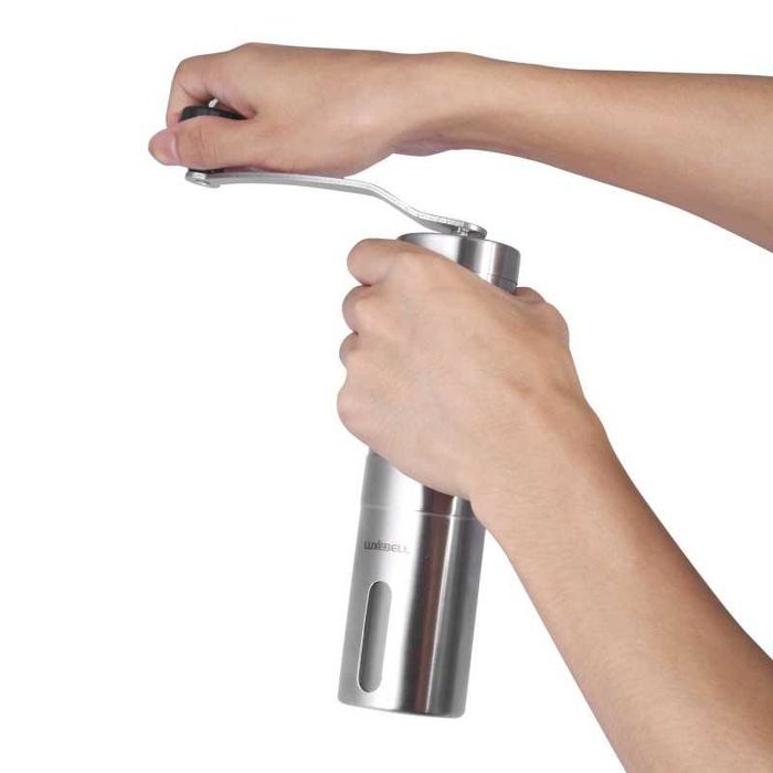 Мелничка за кафе и черен пипер - хром и керамика