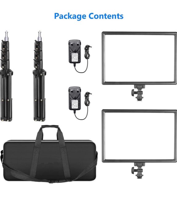 Проф. диодно осветление. + батерии. Фото. Видео. Грим. подкаст. влог