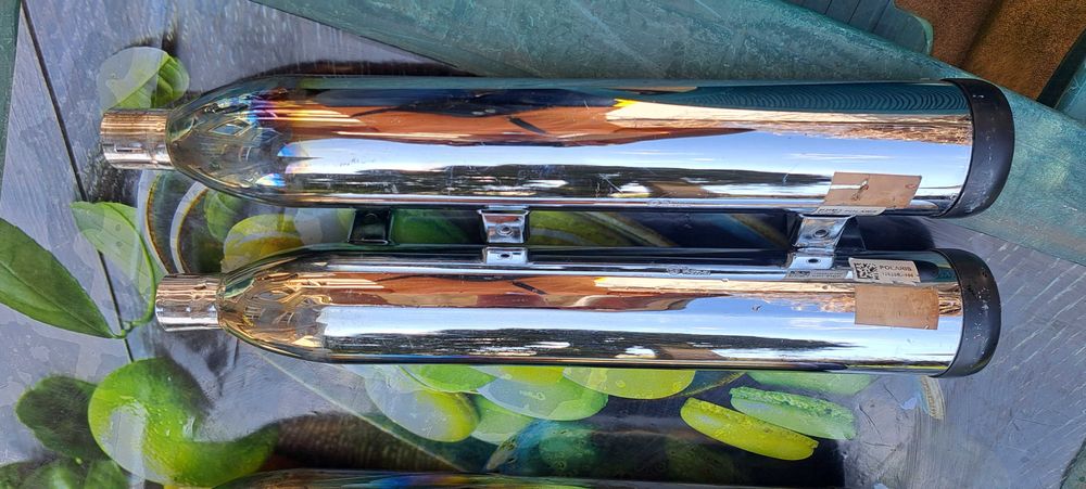 Ауспуси, генерация, части за чопър. Багажник за Vespa нов.