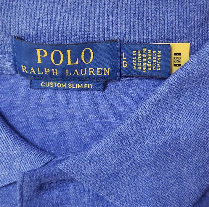 Нова оригинална фланелка Polo Ralph Lauren custom slim fit - XL, L, M
