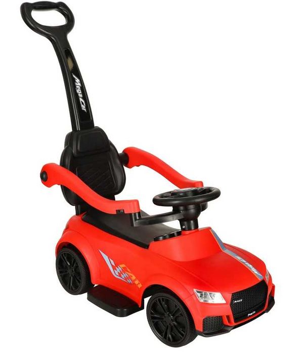 Детска кола за бутане - буталка с родителски контрол светлини и звуци