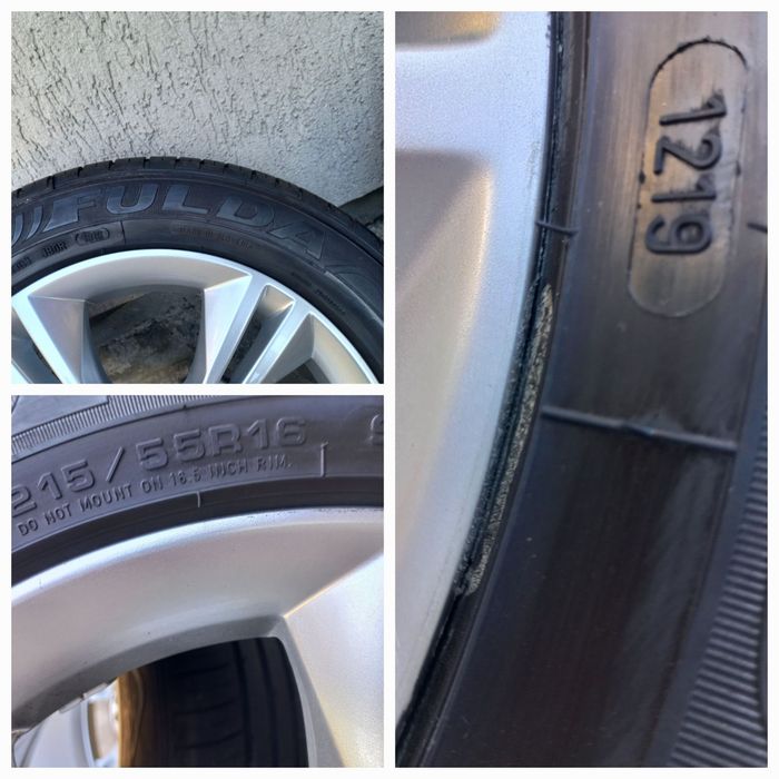 Roti vara ford focus/215/55 R16/dot 2019/Et 50