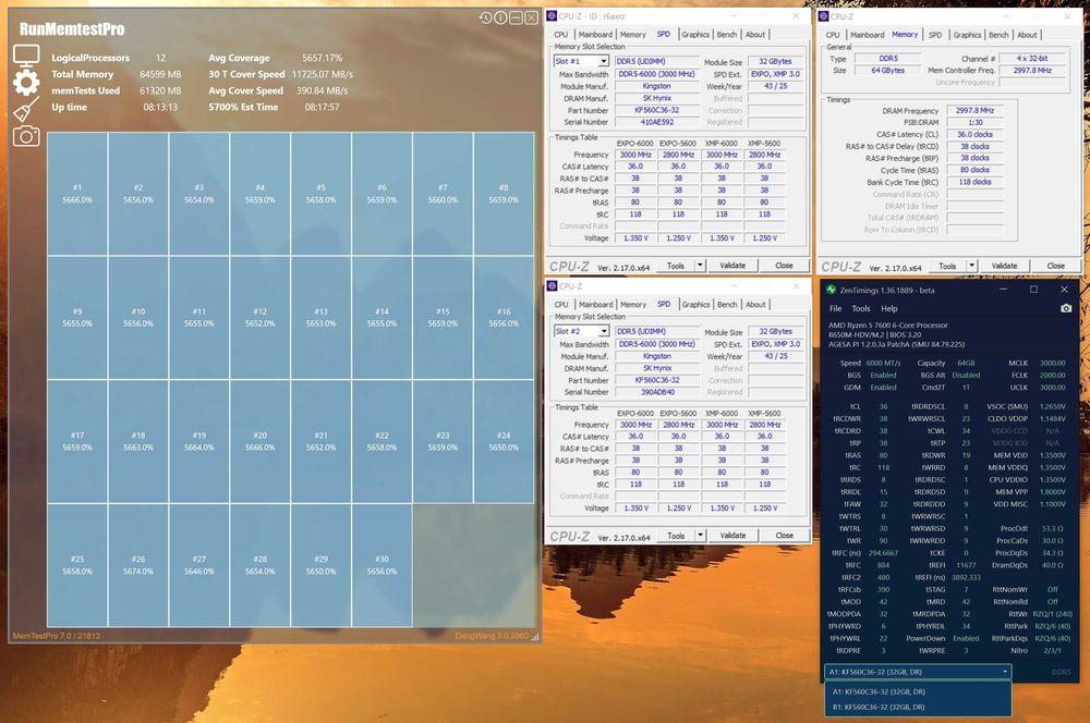 Memorie Corsair si Kingston 32GB/64GB, DDR5 5600MHz/6000MHz