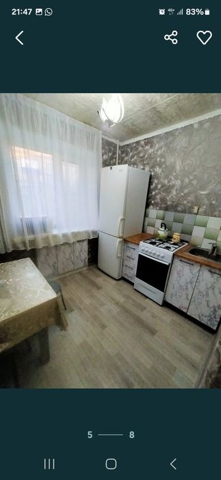 2-х комнатная. Продам. На 3 этаже.