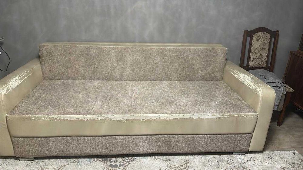 Белый диван раскладной