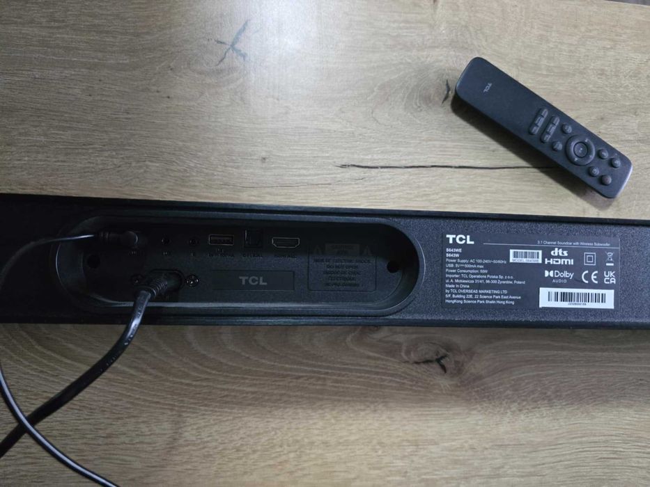 Soundbar TCL S643W 3.1 240W Bluetooth Гаранция