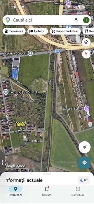 Teren de vanzare in Oradea / Calea santandrei / 890 mp2