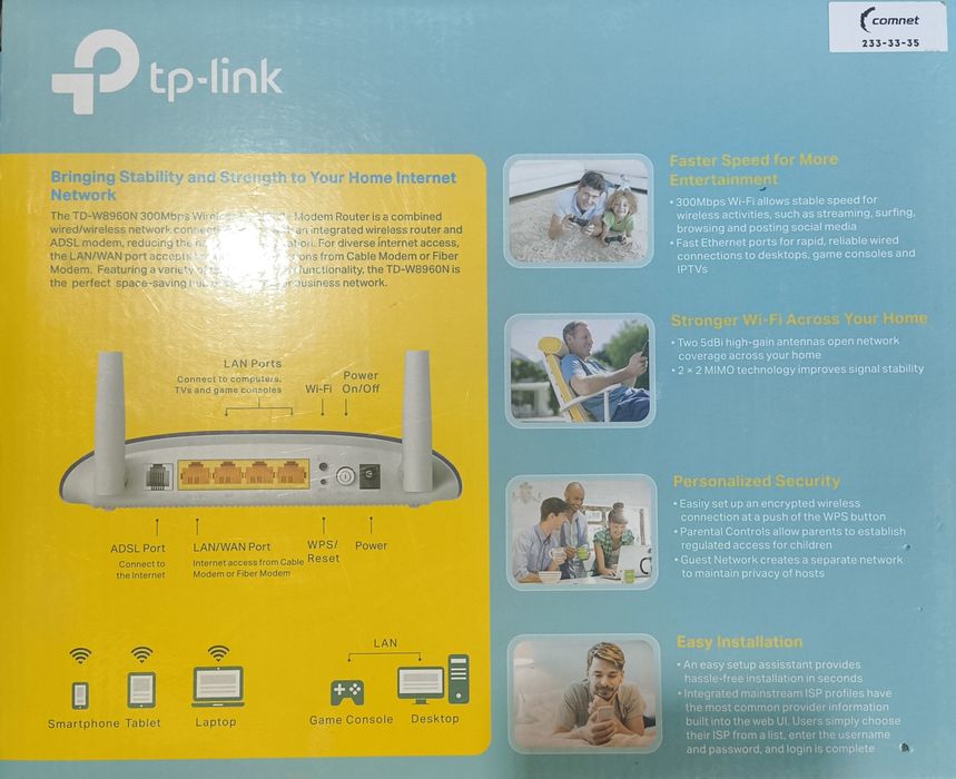TP-Link TD-W8960N.