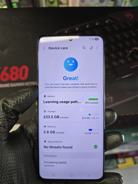 S21 Ultra 256Gb black 12gb Ram, impecabil