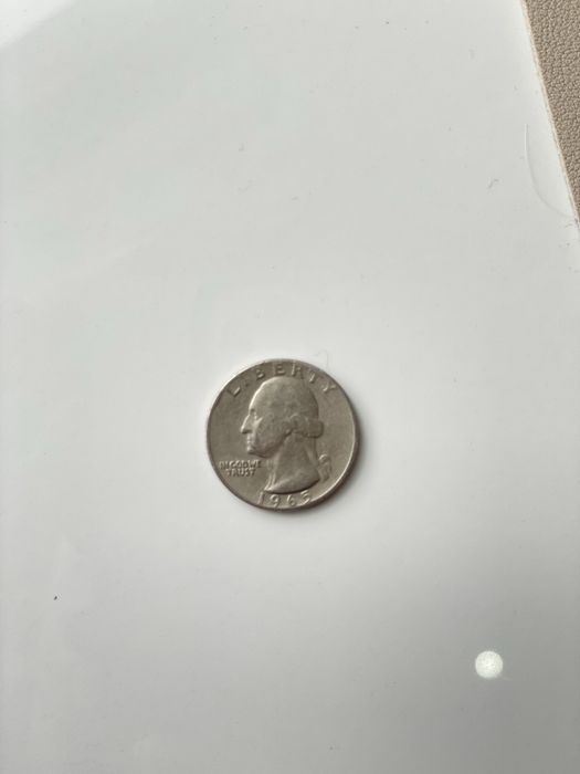 Монета 1965 вашингтон