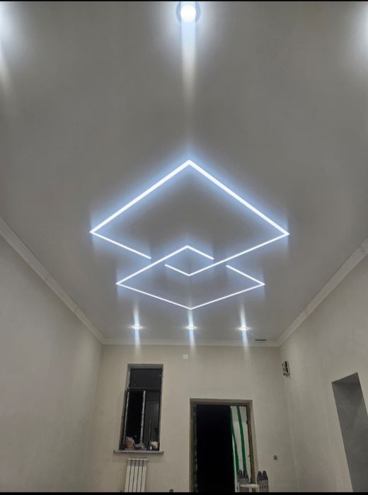 Натяжной потолок с гарантией