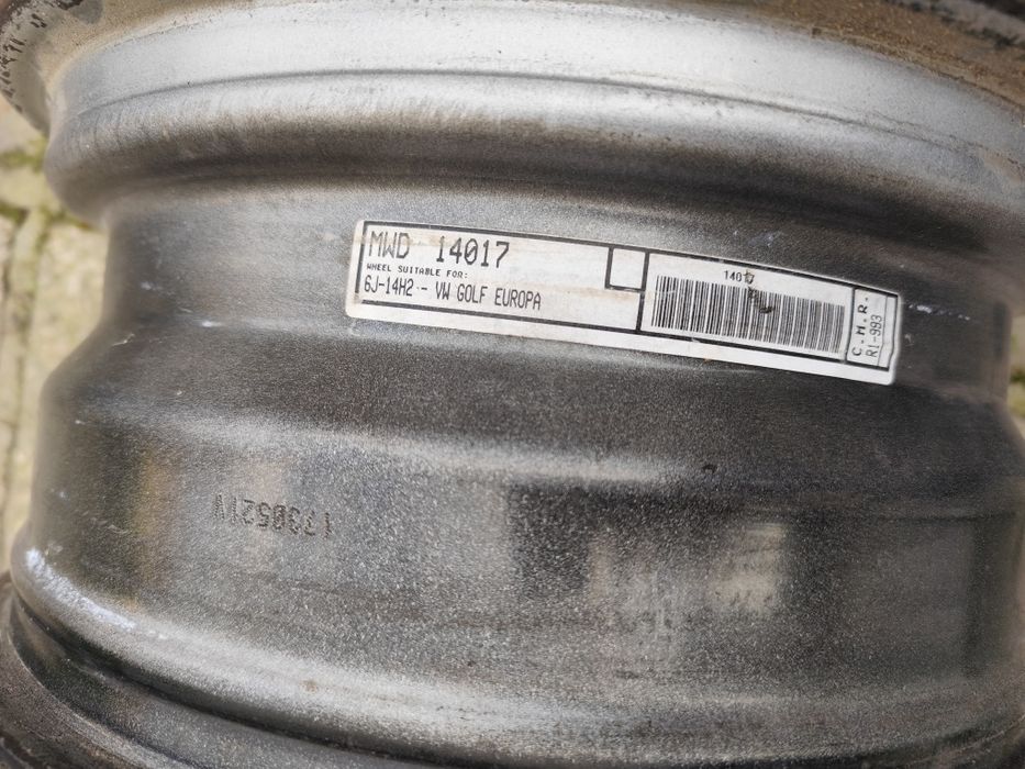 ПРОДАВАМ 4БР. ЖЕЛЕЗНИ 14" ДЖАНТИ 4x100