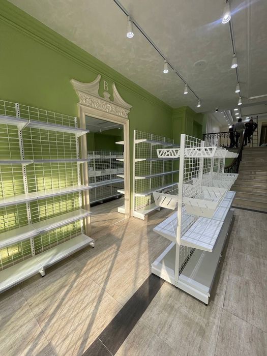 Продаются качественные торговые стеллажи, срочно арзон нархда