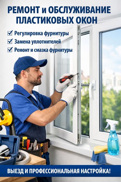 Ремонт и обслуживание пластиковых окон