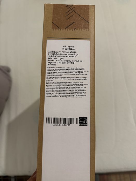 Laptop HP 17, 512GB, 16GB RAM SIGILAT