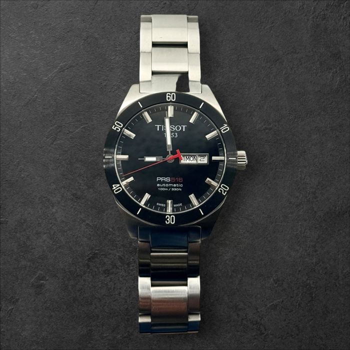 Tissot PRS 516 Automatic 42 mm  мъжки швейцарски часовник  фул комлект